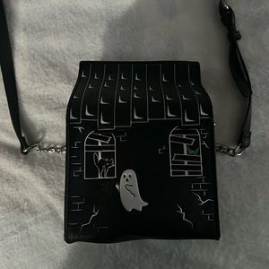 Haunted house Halloween purse
